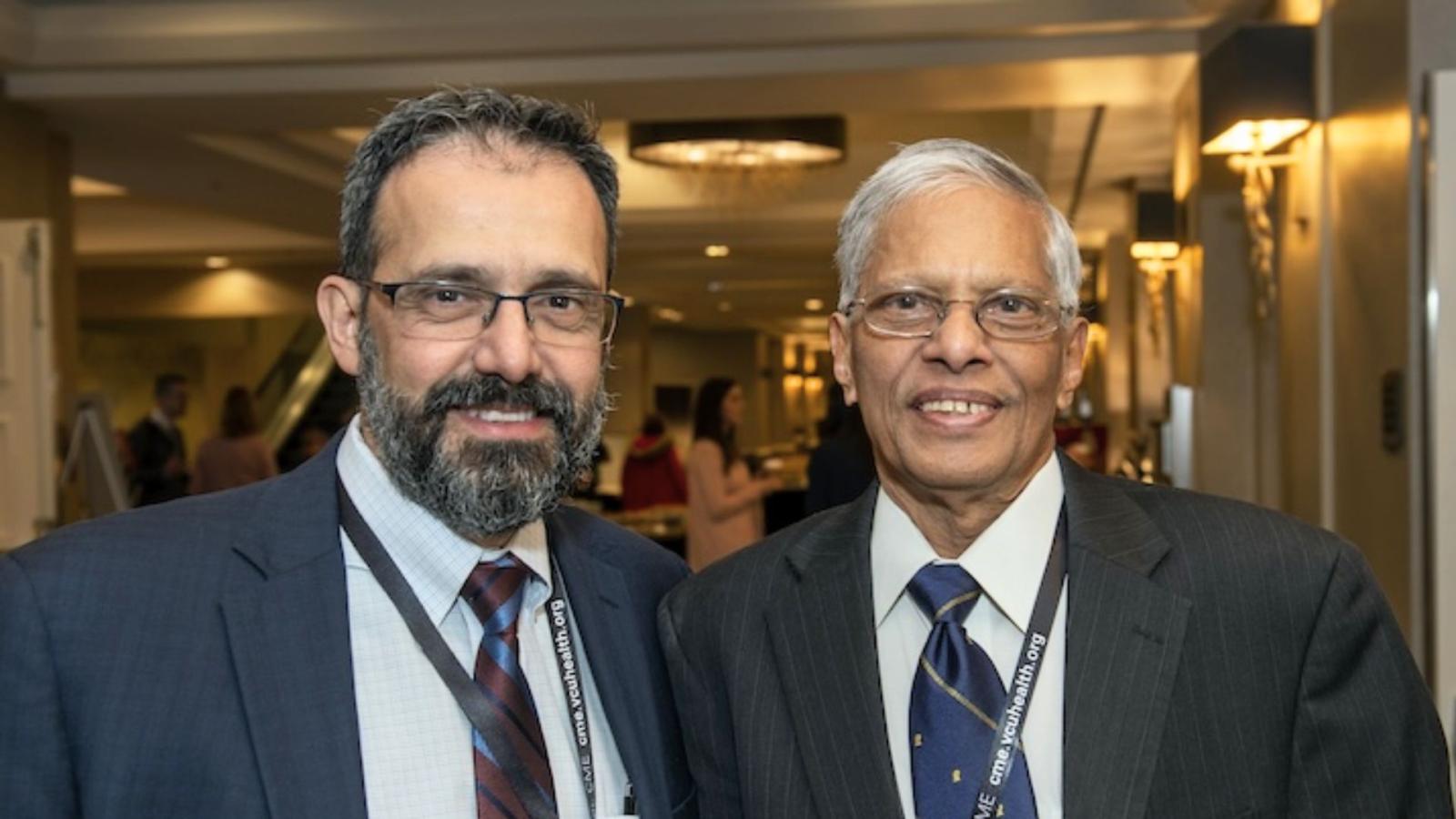 Michel Aboutanos, M.D. with Rao R. Ivatury, M.D.